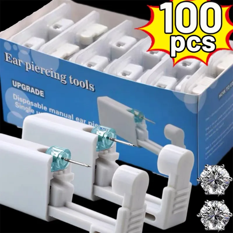 Jewelry Making Machines - Safety Ear Piercing Gun Kit Women