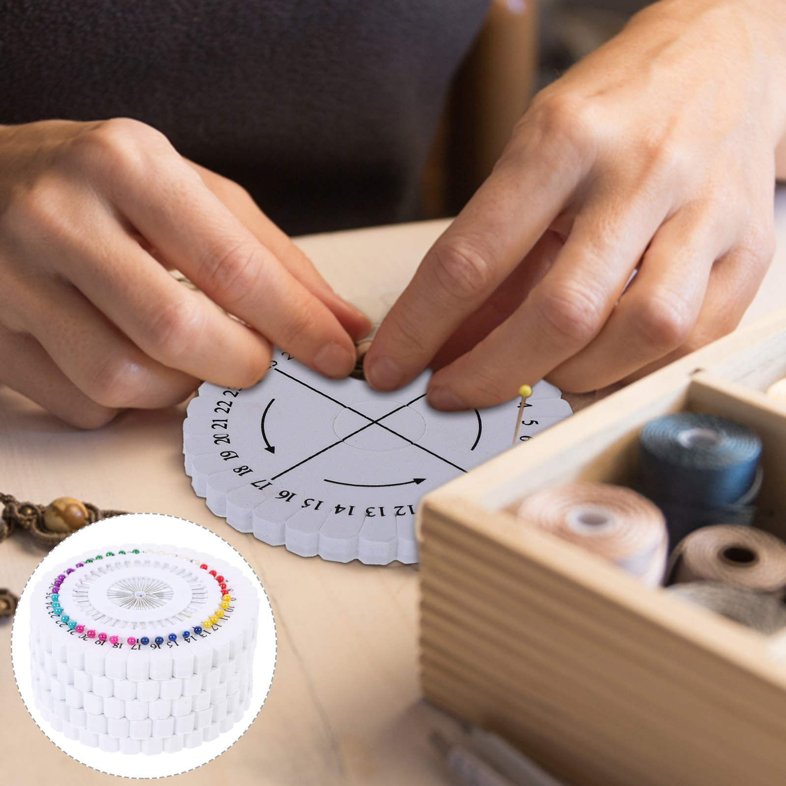 Jewelry Making Board - 1Set Kumihimo Knitting Disk Round Braiding