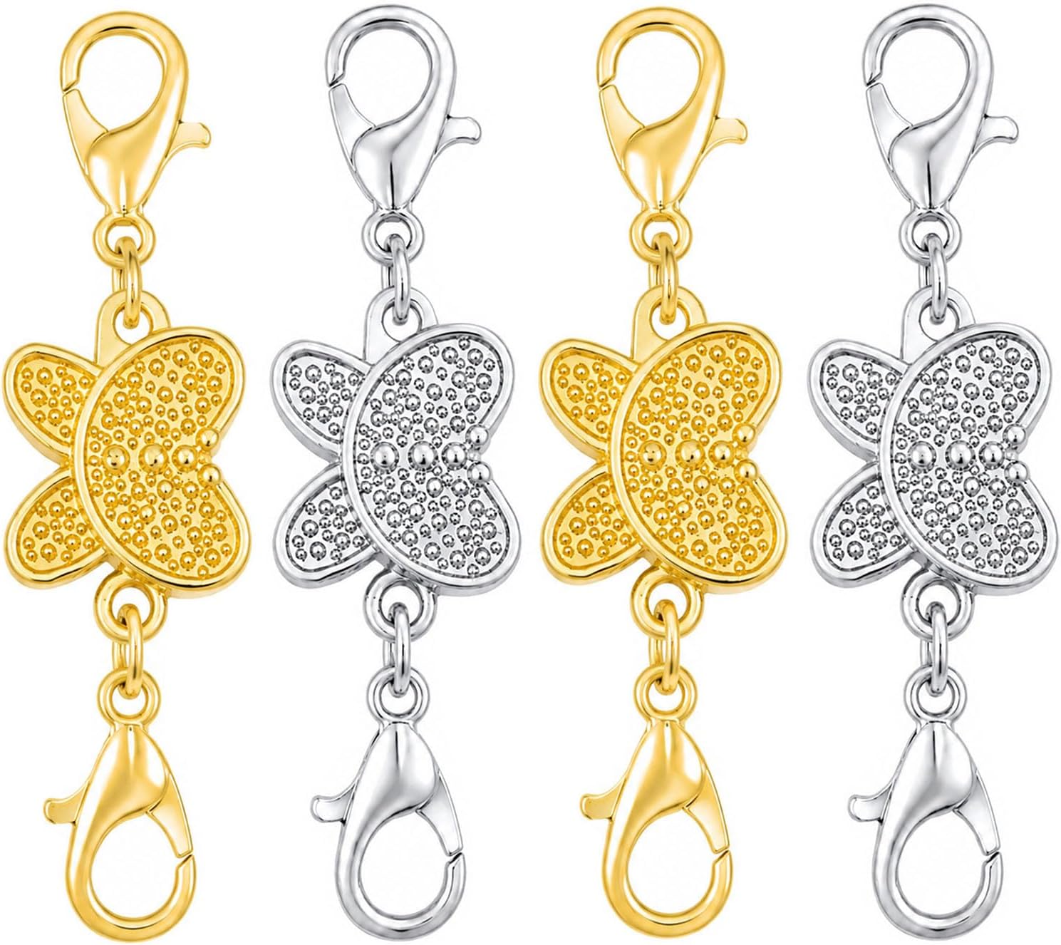 Butterfly Magnetic Necklace Cl - Lobster Clasp Silver review and price